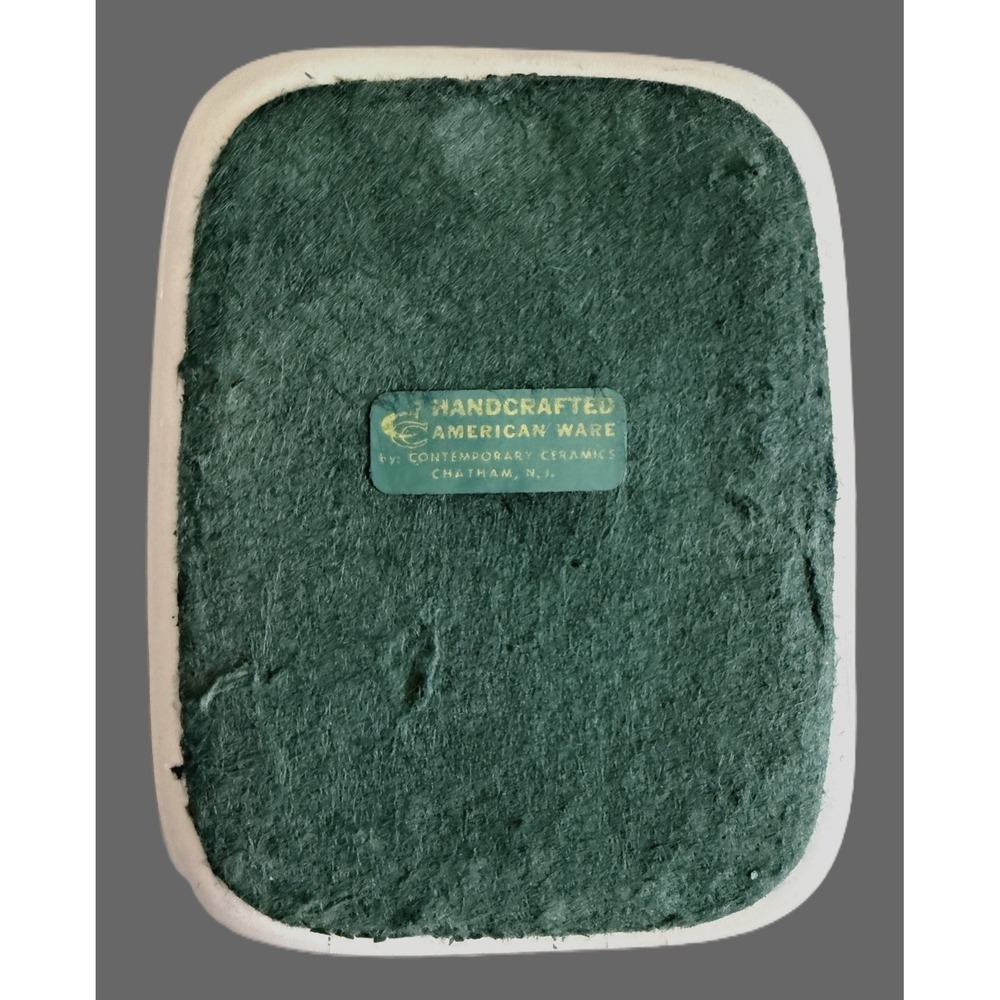 Vintage New York Telephone Co. Ashtray w/ Green Rotary Phone Promo Ceramic USA - Picture 8 of 9